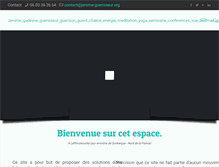 Tablet Screenshot of jerome-guerisseur.org
